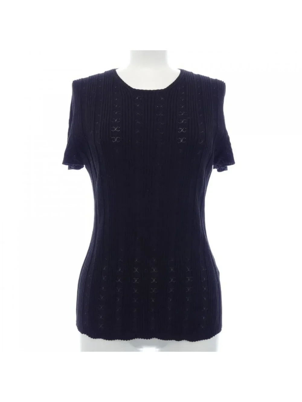 Chanel Knit Sweater Black